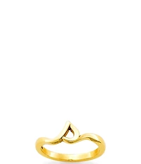 James Avery 14k Gold Script Initial Ring