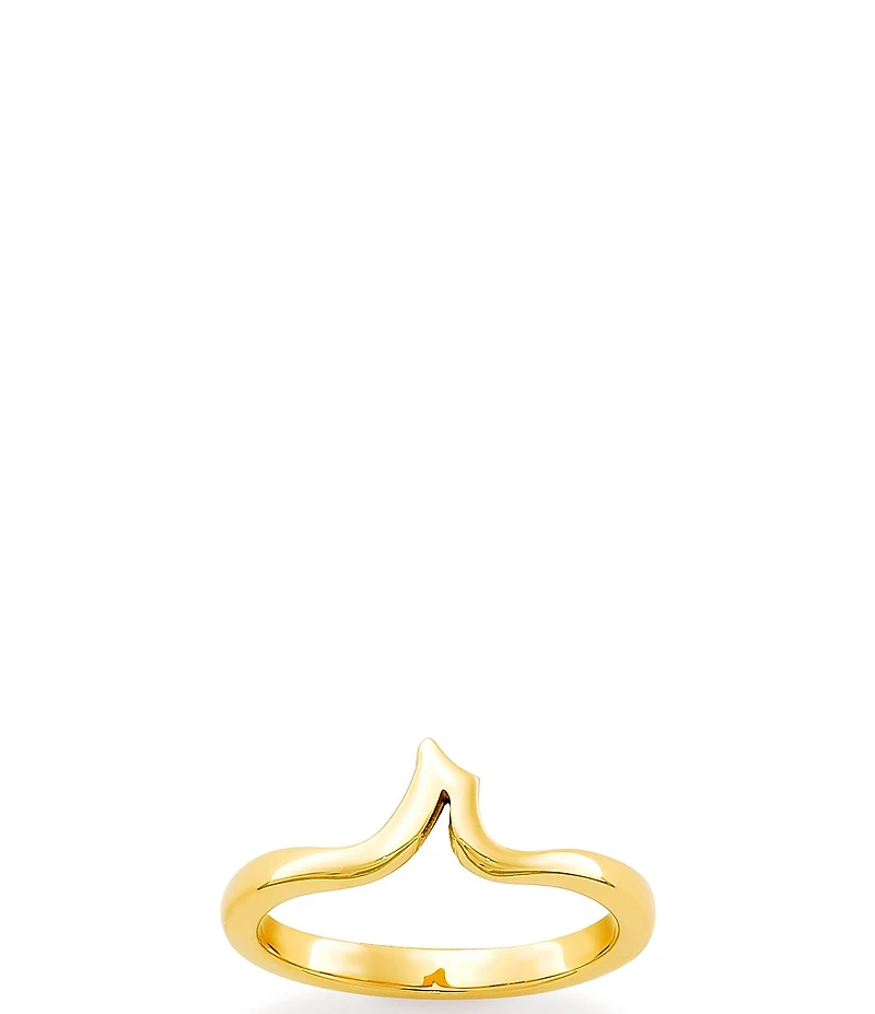 James Avery 14k Gold Script Initial Ring
