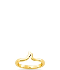 James Avery 14k Gold Script Initial Ring