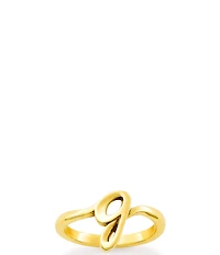 James Avery 14k Gold Script Initial Ring