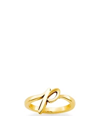 James Avery 14k Gold Script Initial Ring