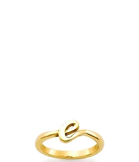 James Avery 14k Gold Script Initial Ring
