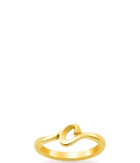 James Avery 14k Gold Script Initial Ring