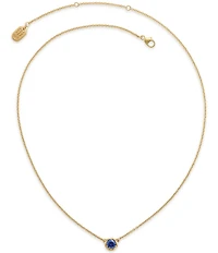 James Avery 14K Gold Cherished Birthstone Lab Created Pendant Necklace