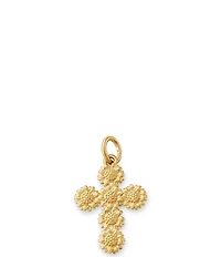 James Avery 14K Gold Sunflower Cross Charm