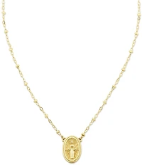 James Avery 14K Gold Virgin Mary Necklace