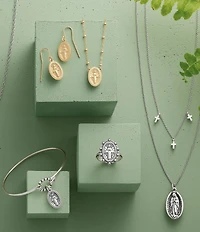 James Avery 14K Gold Virgin Mary Necklace