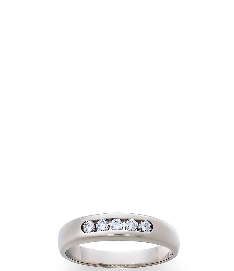James Avery Crystal 18k Palladium White Gold Debra Ring