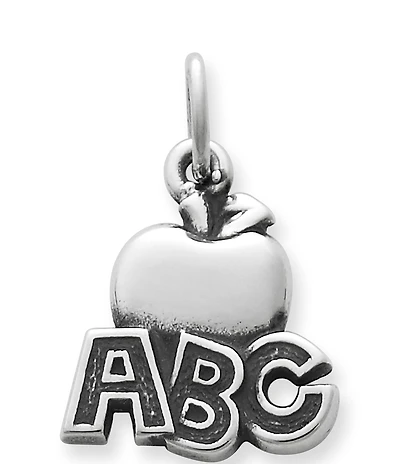 James Avery ABC Apple Charm