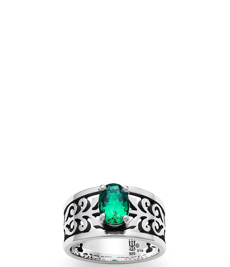 James Avery Adoree Lab-Created Gem Sterling Ring