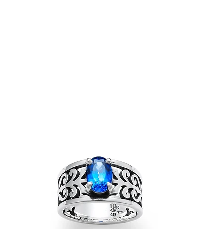 James Avery Sterling Silver Adoree Ring With Lab Created Emerald