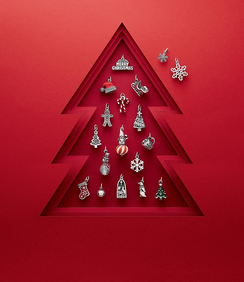James Avery Adorned Christmas Tree Charm
