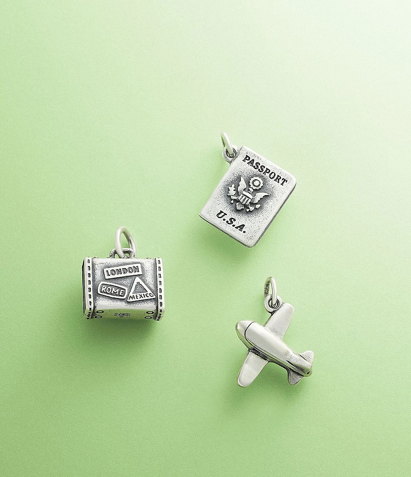 James Avery Airliner Plane Charm