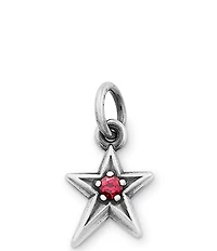 James Avery Lab Created Birthstone Shining Star Charm