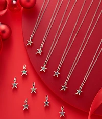James Avery Lab Created Birthstone Shining Star Charm