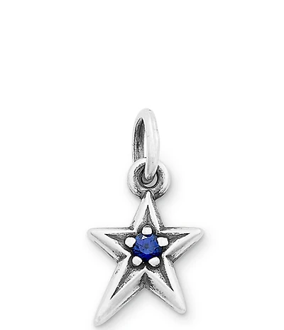 James Avery Lab Created Birthstone Shining Star Charm