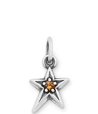 James Avery Birthstone Shining Star Pendant Charm