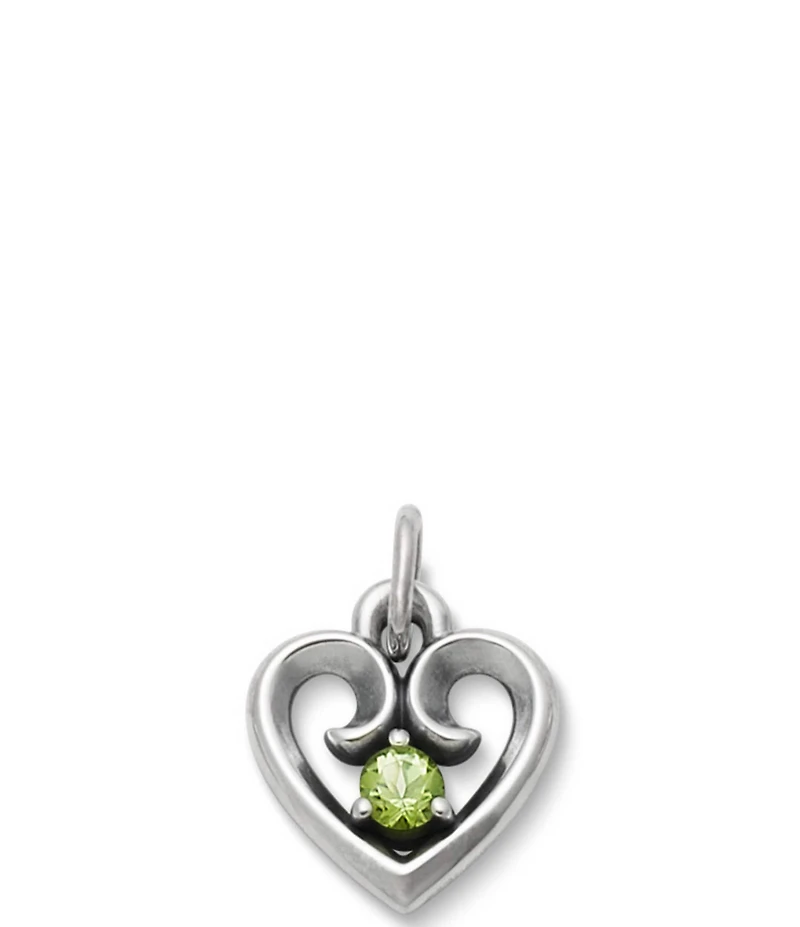 James Avery Avery Remembrance Heart Birthstone Charm