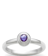James Avery Avery Lab-Created Birthstone Remembrance Ring