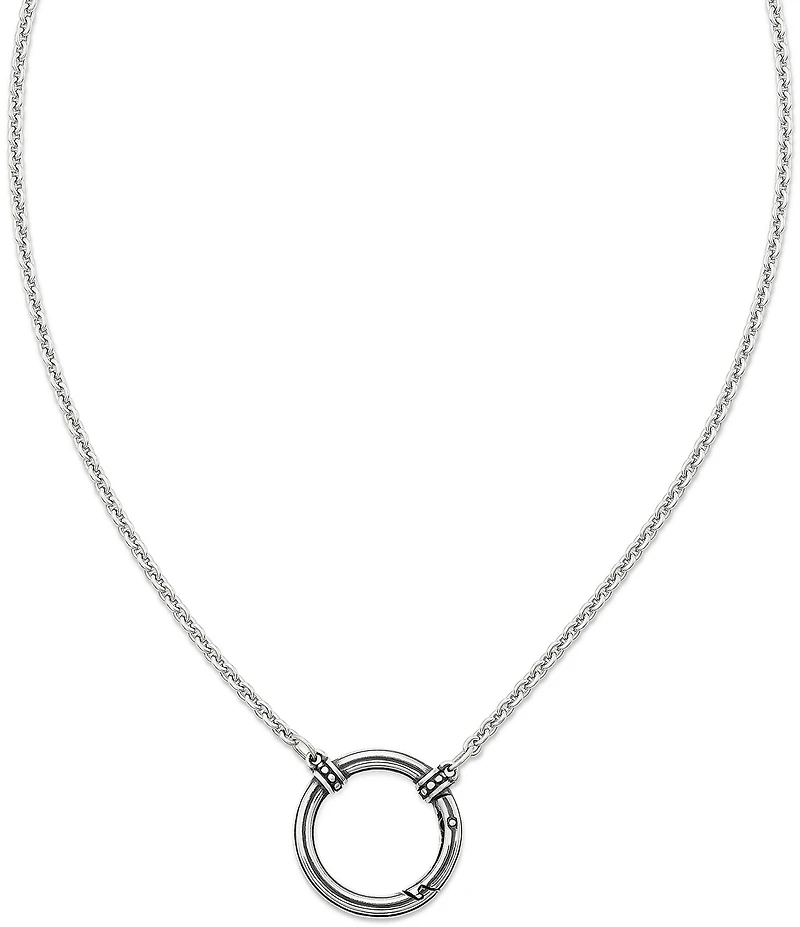 James Avery Beaded Changeable Charm Holder Necklace