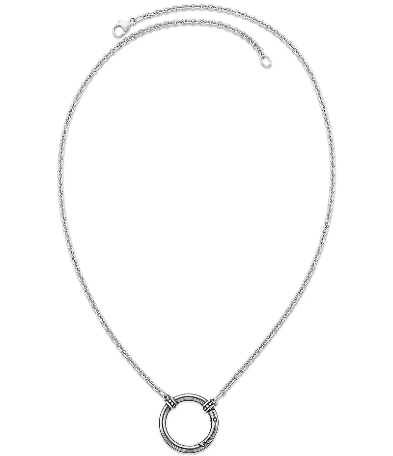 James Avery Beaded Changeable Charm Holder Necklace