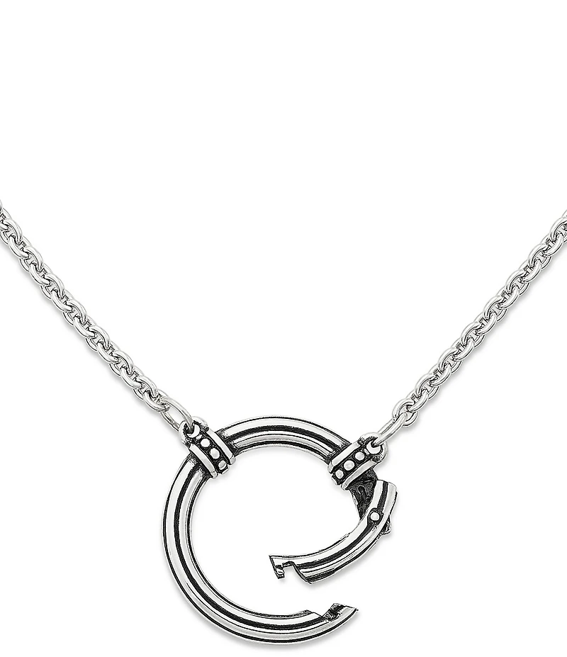 James Avery Beaded Changeable Charm Holder Necklace