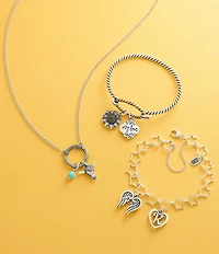 James Avery Beaded Changeable Charm Holder Necklace