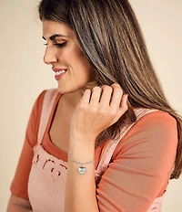 James Avery Beaded Heart Love Charm