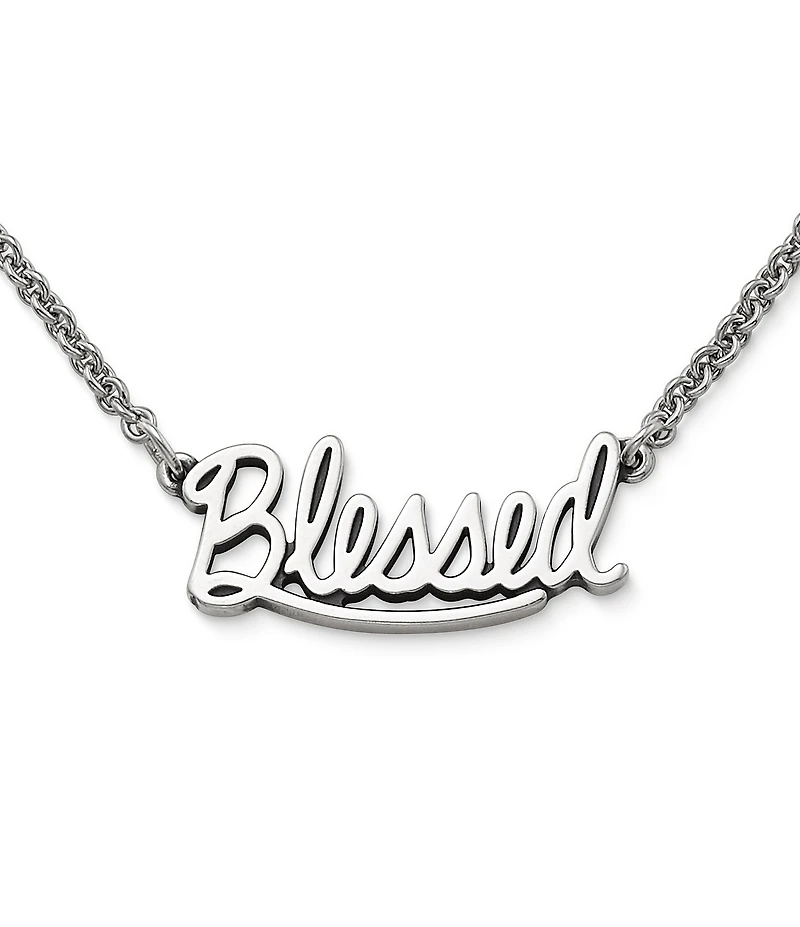 James Avery #double;Blessed#double; Adjustable Necklace