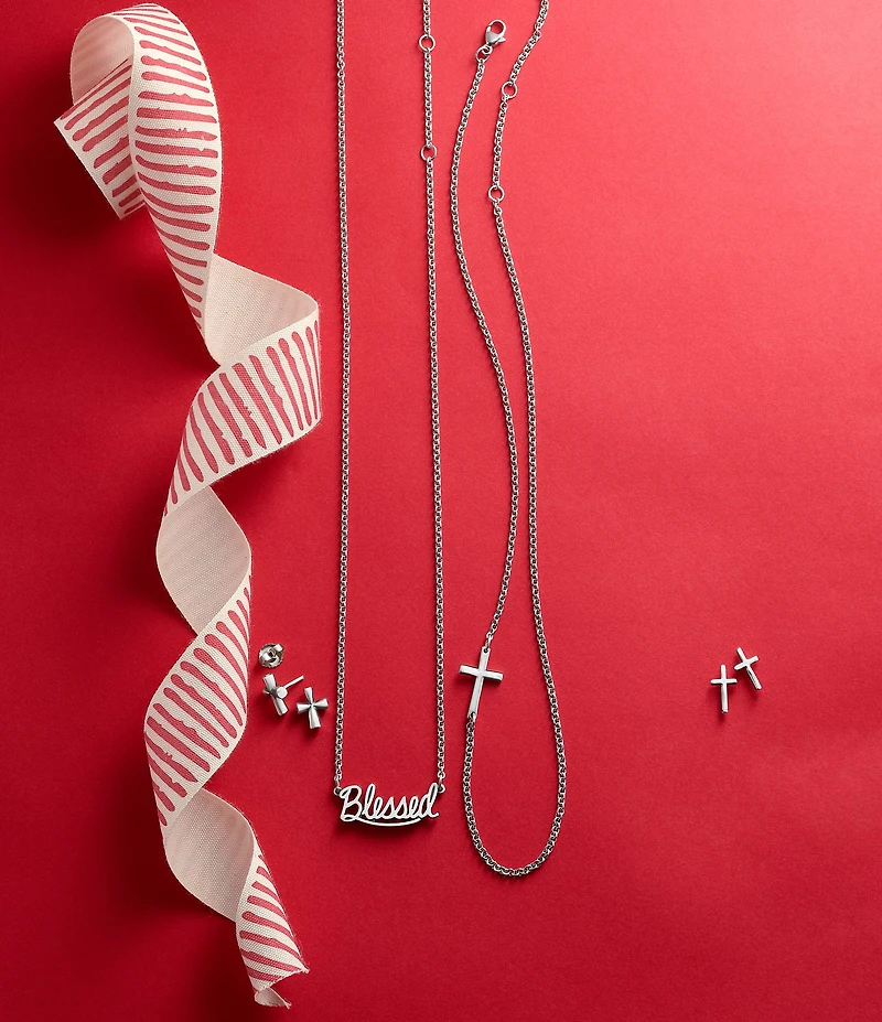 James Avery #double;Blessed#double; Adjustable Necklace