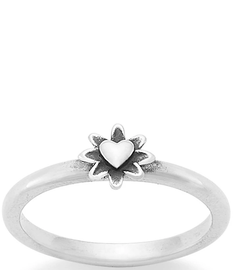 James Avery Blooming Heart Band Ring
