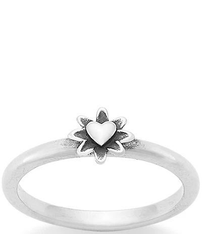 James Avery Blooming Heart Band Ring