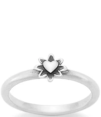 James Avery Blooming Heart Band Ring