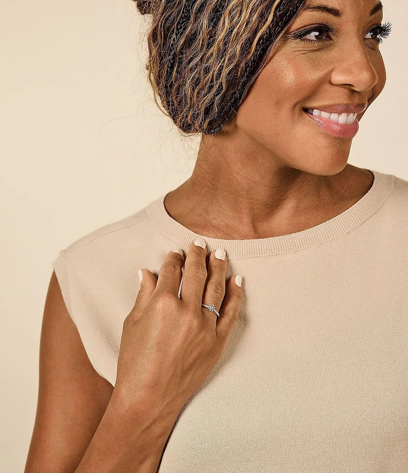 James Avery Blooming Heart Band Ring