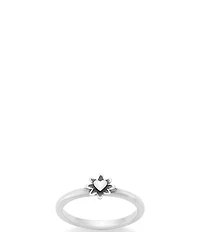 James Avery Blooming Heart Band Ring
