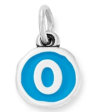 James Avery Blue Enamel Initial Charm