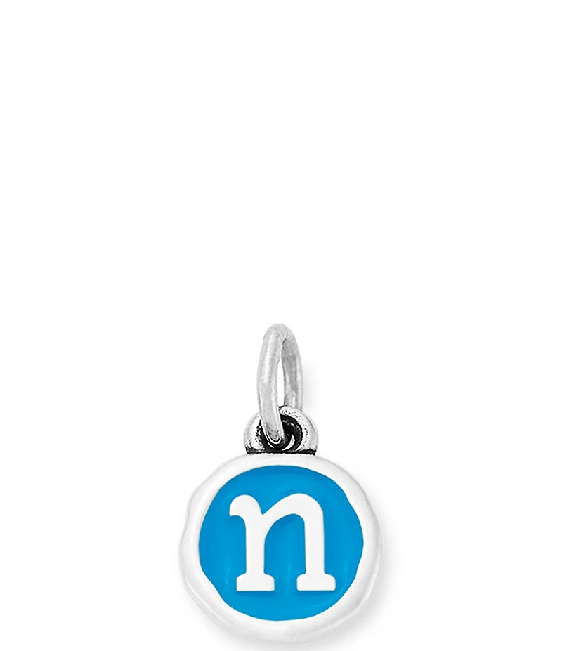 James Avery Blue Enamel Initial Charm