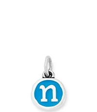 James Avery Blue Enamel Initial Charm