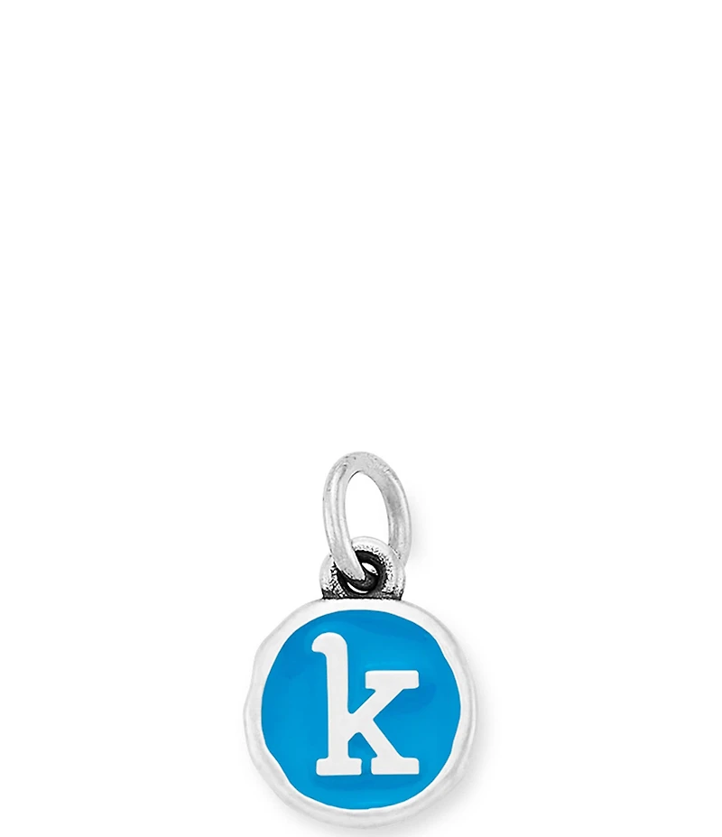 James Avery Blue Enamel Initial Charm