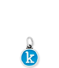 James Avery Blue Enamel Initial Charm