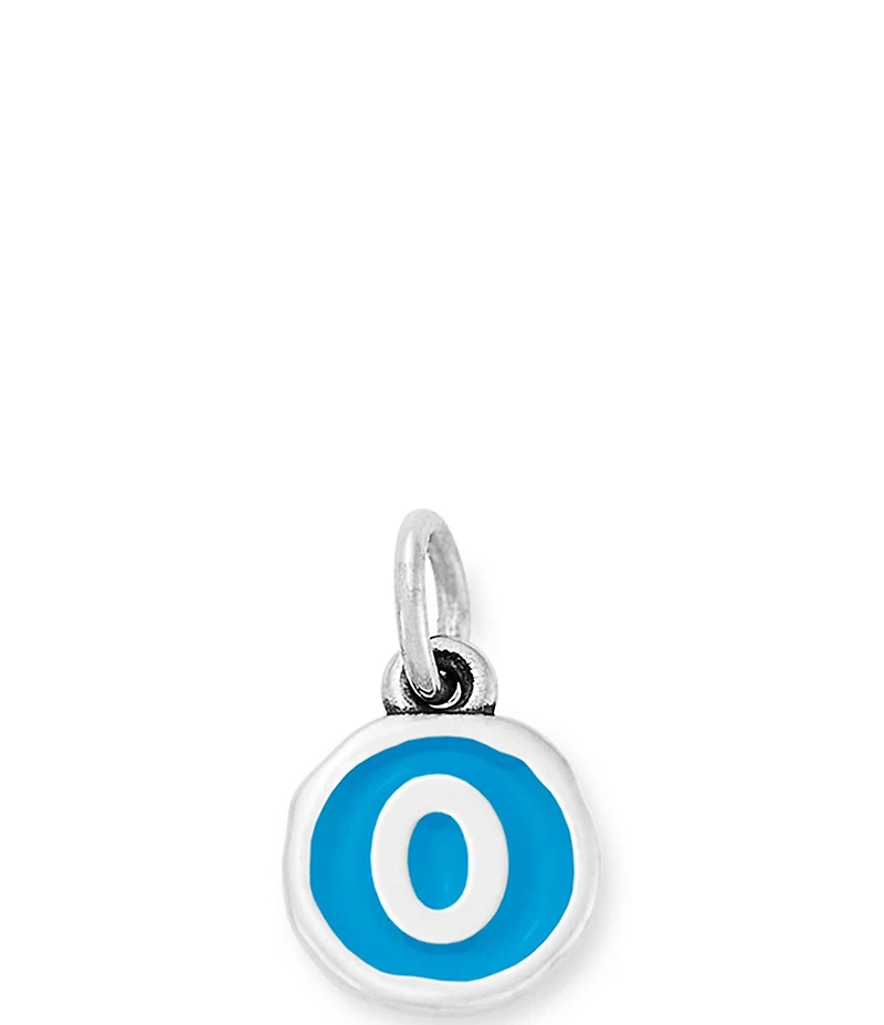 James Avery Blue Enamel Initial Charm
