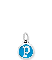 James Avery Blue Enamel Initial Charm