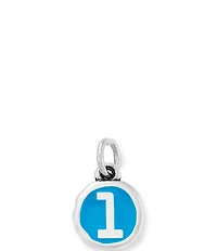 James Avery Blue Enamel Initial Charm