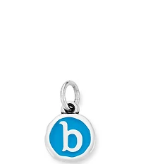 James Avery Blue Enamel Initial Charm