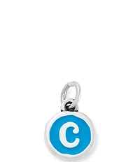 James Avery Blue Enamel Initial Charm