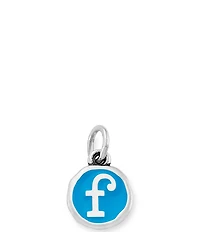 James Avery Blue Enamel Initial Charm