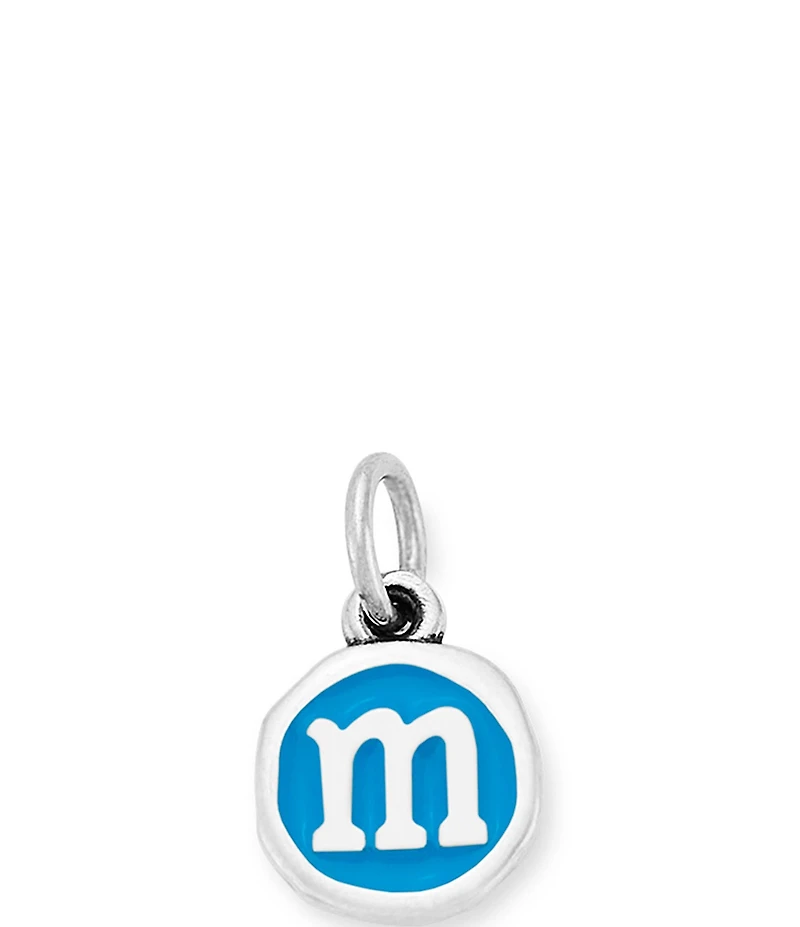 James Avery Blue Enamel Initial Charm