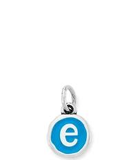 James Avery Blue Enamel Initial Charm