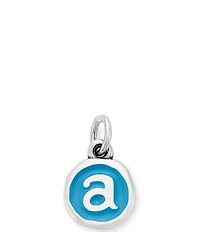 James Avery Blue Enamel Initial Charm