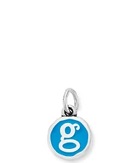 James Avery Blue Enamel Initial Charm